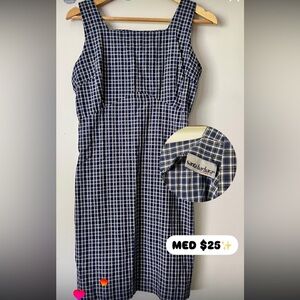 Santa Barbara Blue Plaid Dress